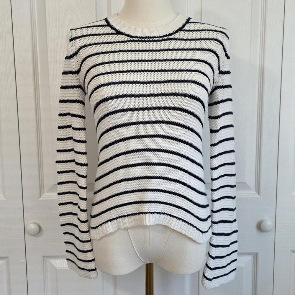 ♡ Striped Bell Sleeve Sweater ♡